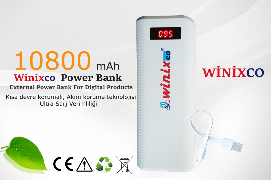 Winixco | %100 Orjinal kapasite Winixco powerbank